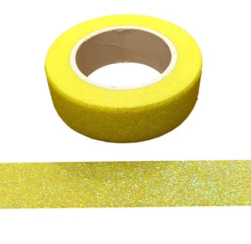 Miniatura 7 de Syntego Cinta Washi con purpurina roja, decorativa, autoadhesiva, para manualidades Rojo