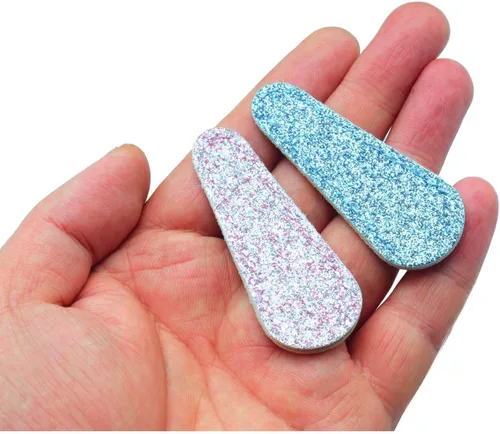 Miniatura 5 de Juego de funda de tijera de 6 piezas, piel sintética, ambidiestro, estilo moderno, contemporáneo, colores brillantes, perfecto para coser, Glitter