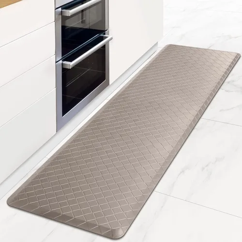 HappyTrends Alfombras antifatiga para cocina, 4/5 pulgadas de grosor, antideslizantes, impermeables, ergonómicas, cómodas para cocina, suelo, hogar,