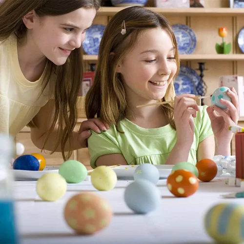 Miniatura 5 de Augshy 40 huevos de plástico para percusión musical, Maracas, huevos de Pascua con una bolsa de almacenamiento para juguetes, aprendizaje de música
