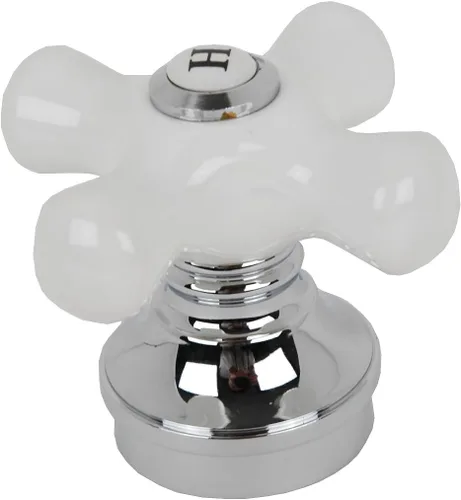 Miniatura 2 de Juego de 3 piezas de mango de porcelana, acabado cromado, se adapta a la válvula de ducha Pfister 32336 X 3 Fits Pfister S03-611 & 007-31XA