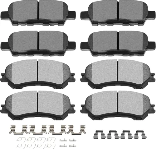 Miniatura 25 de D373 D374 SCITOO - Juego de pastillas de freno de disco para Honda Civic 1988-1989