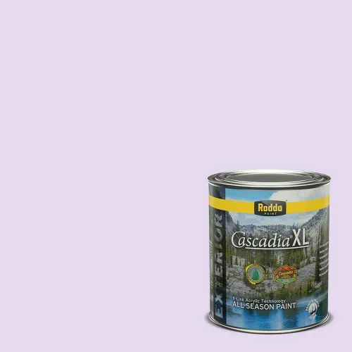 Miniatura 28 de Rodda Paint CASCADIA XL Pintura e imprimación de satén exterior en uno, cuarto de galón, bikini lavanda