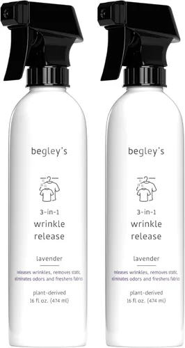 Miniatura 16 de Begley's Removedor de arrugas 3 en 1, liberación rápida de arrugas, removedor de adherencia estática, eliminador de olores y aerosol refrescante
