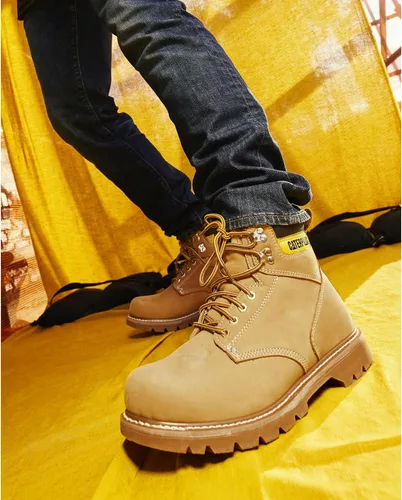 Miniatura 2 de CAT Botas de trabajo Second Shift con punta suave para hombre Miel