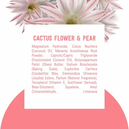 Miniatura 6 de Schmidt's Desodorante vegano sin aluminio, flor de cactus y pera con protección contra olores las 24 horas, 2 unidades para mujeres y hombres