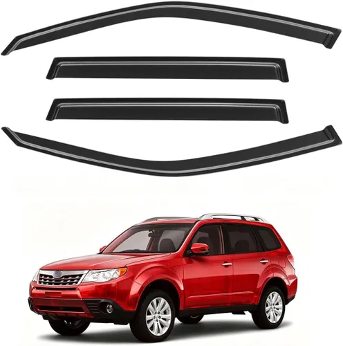 Miniatura 104 de Visera de ventana para Honda Civic 2022-2025, protectores de lluvia de canal exterior, escudos, deflector de ventilación, sombra, viento, humo