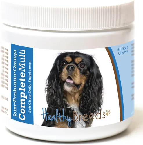 Miniatura 24 de Healthy Breeds Pug todo en uno multivitamínico suave masticable 60