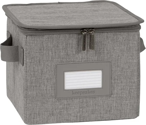 Miniatura 35 de Covermates Keepsakes - Juego de cajas de almacenamiento con cierre de cremallera, paquete de 3 cubos organizadores de poliéster resistente, diseño