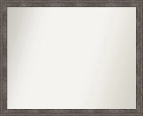 Miniatura 302 de Amanti Art Espejo personalizado, espejo de baño gris plomo a rayas, espejo de pared o espejo de tocador de baño sobre el fregadero