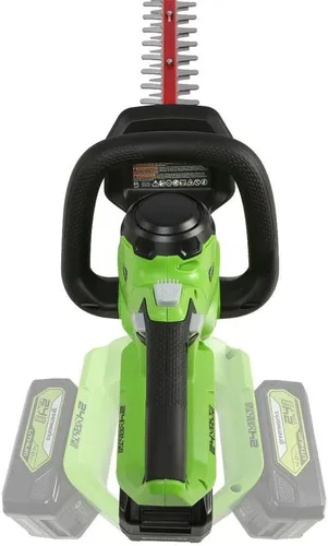 Miniatura 8 de Greenworks Cortasetos de corte láser inalámbrico de 24 V y 22 pulgadas, batería USB de 4.0 Ah y cargador incluidos