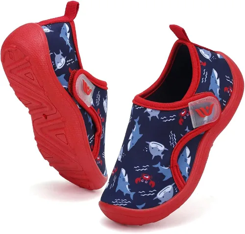 Miniatura 2 de FANTURE Zapatos de agua para niños y niñas, lindas sandalias acuáticas, playa, piscina, parque acuático, tenis acuáticos, para niños pequeños