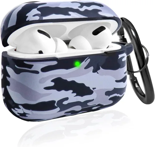 Miniatura 9 de Funda para Airpods Pro con llavero, funda protectora completa inspirada en lindo diseño de vaca, catalizador, de silicona, para mujeres, hombres