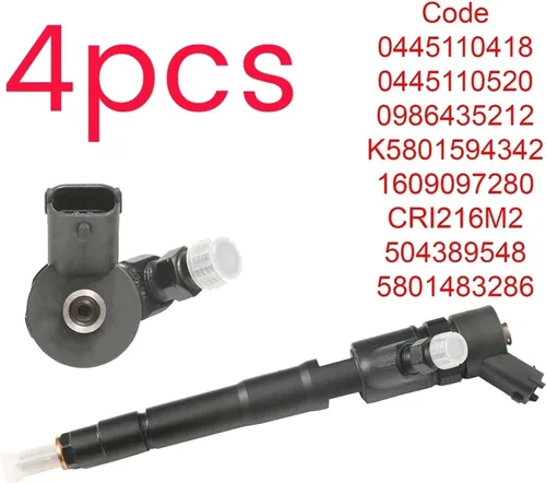 Miniatura 2 de Inyector común diesel 0445110418 504389548 del carril 4X