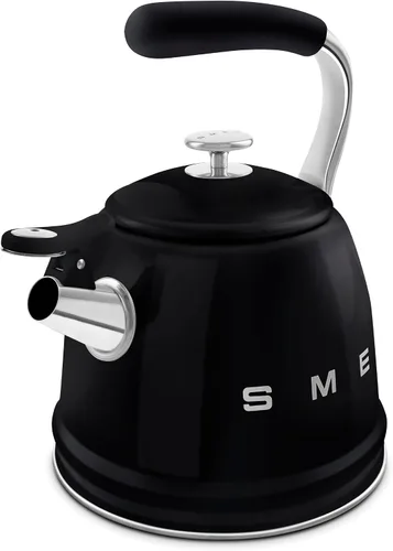 Miniatura 7 de Smeg Tetera silbante Retro para estufa – 2.4L (Negro)