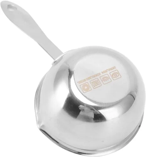 Miniatura 9 de Zerodis Olla calentadora de mantequilla, acero inoxidable de 10.1 fl oz, plata, sin tapa