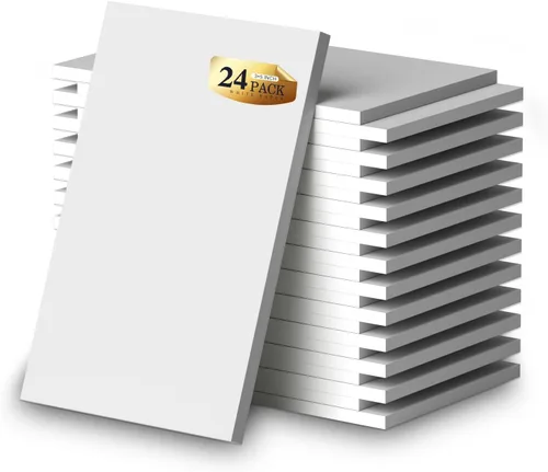 Miniatura 10 de Bloc de notas pequeño de bolsillo de 3 x 5 pulgadas, paquete de 10 blocs de notas de servidor de 3 x 5, blocs de notas blancos, blocs de notas