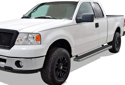 Miniatura 6 de iBoard - Estribos para Ford F150 2004 a 2008 Super Cab (Excl. Heritage), 6 pulgadas, Plateado