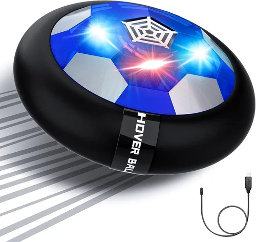 Juguetes para niños, pelota de fútbol flotante recargable, relleno de calcetines para niños, juegos de interior con luz intermitente para Navidad,