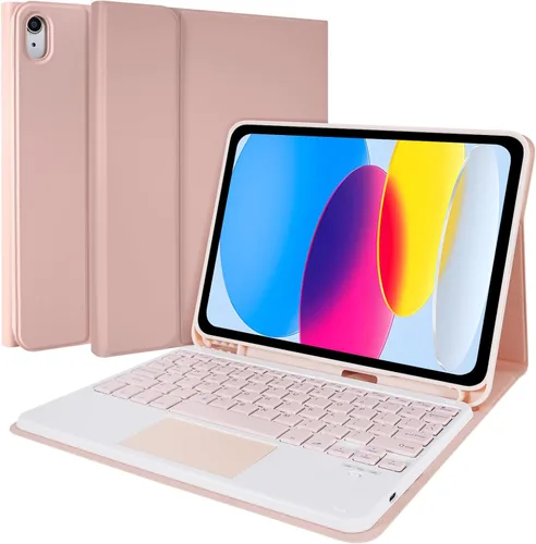 Miniatura 15 de LAMA Funda magnética con teclado para iPad (A16) de 11ª generación 2025/10ª generación 2022, con teclado para iPad de 11 pulgadas (A16) y 10.9 Rosa