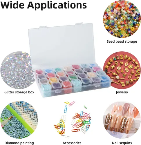 Miniatura 4 de KTCLCATF 46 piezas de herramientas y accesorios DIY para pintura de diamantes, bolígrafos de pintura de múltiples tamaños para adultos para hacer