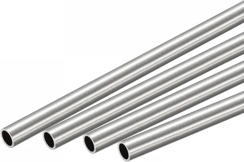 Miniatura 14 de uxcell Tubo redondo de acero inoxidable 304 0.079 in OD 0.008 in espesor de pared 11.811 in longitud 4 piezas