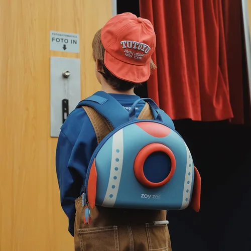 Miniatura 4 de zoy zoii Mochila para niños, linda mochila para niños pequeños, bolsa de viaje preescolar, mochila casual para niñas y niños, B8 acorazado, 11.4 x