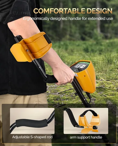 Miniatura 5 de RM RICOMAX Detectores de metales para adultos, detector de oro profesional para búsqueda del tesoro, bobina de búsqueda impermeable IP68 de 10