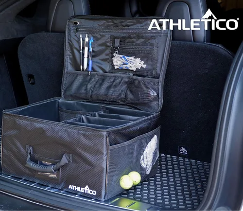 Miniatura 8 de Athletico Organizador de maletero de golf + bolsa de zapatos (negro)