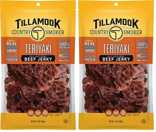Miniatura 9 de Tillamook Country Smoker Carne Seca de Res Ahumada con Madera Dura Real, Glaseada con Miel, 10 Onzas
