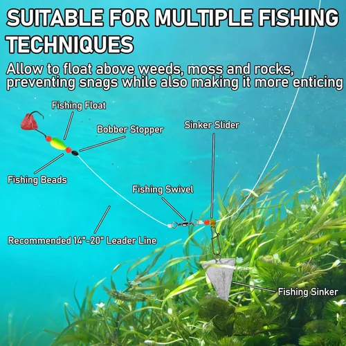 Miniatura 4 de Alwonder Paquete de 60 flotadores de pesca Bobbers ovalados de espuma de bala flotadores Pompano Surf Ice Fly Fishing Trolling Fish Finder Bottom