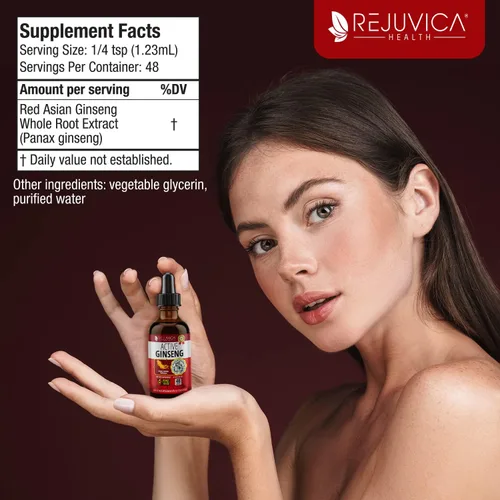 Miniatura 4 de Rejuvica Health Paquete de energía definitiva: ginseng activo y suprarrenal activo. Aumenta tus niveles de energía con ginseng, rodiola