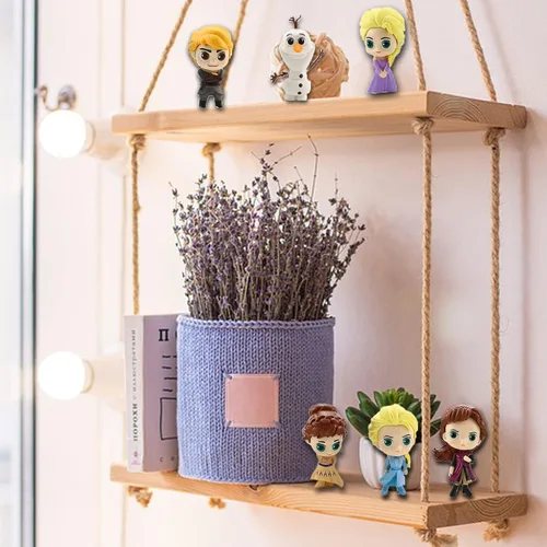 Miniatura 4 de Decoración de pastel de congelado, 12 piezas de figuras de acción de congelados, figura de acción de congelado, mini figuritas de juguete