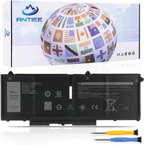 Miniatura 9 de ANTIEE 34Wh J7HTX 7XNTR - Batería para laptop Dell Latitude 12 7202 7212 7220 Rugged Extreme Tablet 12 "Series 2JT7D 02JT7D FH8RW J82G5 VW5Y4