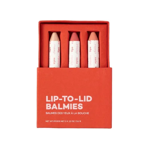Miniatura 12 de Axiology Crayones multibarra para ojos, labios, mejillas, bálmicos, juego de regalo dúo, cremoso, construible, ligero, hidratante, rubor, barra
