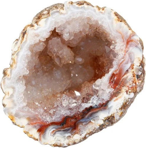 Miniatura 3 de rockcloud Natural cruda cristal curativo drusa geoda ágata mineral irregular decoración del hogar espécimen de piedras preciosas