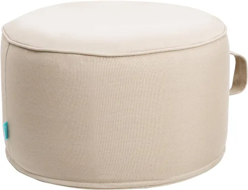 Miniatura 21 de QILLOWAY Otomana inflable para exteriores para patio, puf redondo impermeable, reposapiés inflable, reposapiés al aire libre para piscina, jardín