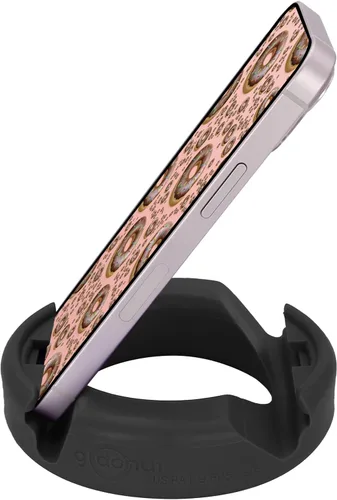 Miniatura 3 de GoDonut Soporte para teléfono original - Soporte para teléfono celular + organizador de escritorio para iPad - Compatible con tableta, iPhone, Negro