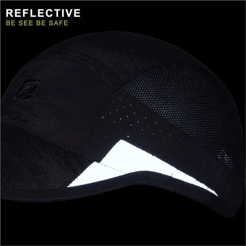 Miniatura 3 de GADIEMKENSD Gorra deportiva transpirable reflectante sin estructurar para hombres y mujeres