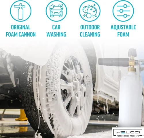 Miniatura 3 de MTM Hydro, lanza de espuma profesional original ajustable de 32 onzas Botella