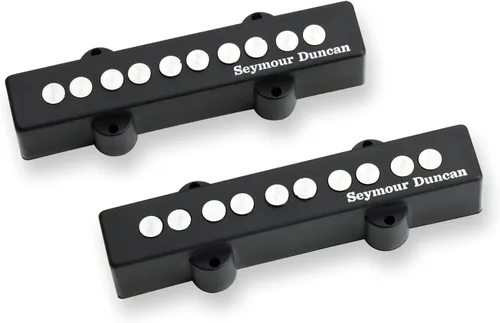 Seymour Duncan Bajo Jazz de cuarto de libra - Juego de 5 cuerdas - Pastilla de bajo de alto rendimiento