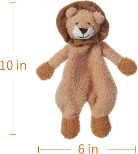 Miniatura 7 de Apricot Lamb Manta de seguridad de animales de peluche, león amarillo, manta de personaje para guardería, felpa de lujo para acurrucarse