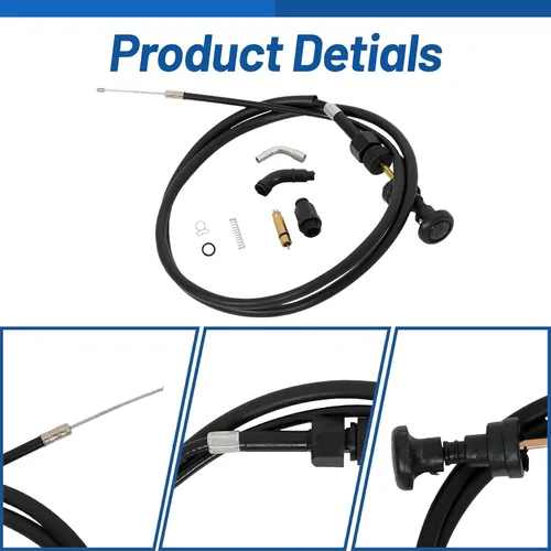 Miniatura 3 de WFLNHB Cable de estrangulador de carburador y kit de émbolo de válvula de repuesto para Honda Rancher 350 TRX350FM TRX350TE TRX350TM TRX350FE