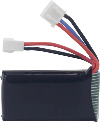 Miniatura 5 de Batería Lipo de 7.4 V 600 mAh 35C 2S con enchufe Molex para FMS FCX24 RC coche, camión, vehículo eléctrico de escalada FCX24 batería FCX24