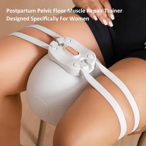 Miniatura 5 de Maestro de muslos y entrenador de suelo pélvico para mujeres, entrenador de cadera Kegel ejercitador – Fortalece los músculos del suelo pélvico, Gris