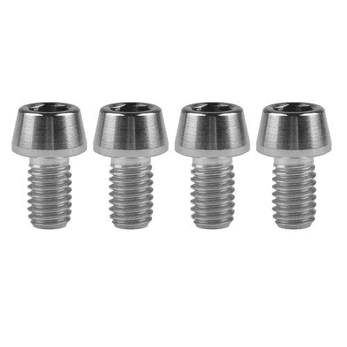 Miniatura 97 de Titanio Ti M6 x 10 16 18 20 25 30 35 40 45 50 55 60 2.559 in Allen - Tornillos hexagonales de 2.559 in, tornillos cónicos, paquete de 4