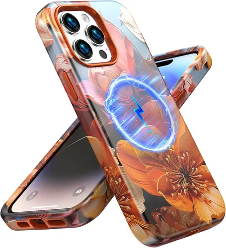 Miniatura 27 de Magsafe - Funda protectora para iPhone 13/14, a prueba de golpes, a prueba de caídas, funda inalámbrica para parachoques, protección híbrida