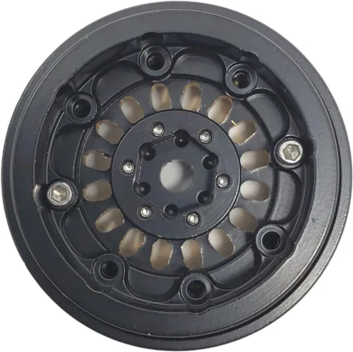 Miniatura 4 de NHX RC 1.0" latón negro Beadlock ruedas orugas llantas 4 piezas : Axial SCX24