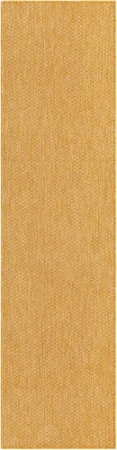Miniatura 81 de Unique Loom Collection Alfombra de Área Plana Casual de Transición Sólida Jaspeada para Interiores/Exteriores (Pasillo 2' x 6' 1", Azul/Azul Marino)
