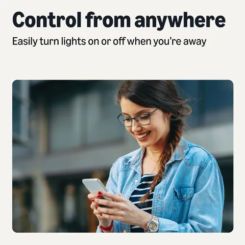 Miniatura 3 de Amazon Basics Bombilla LED de filamento inteligente A19, blanco sintonizable, Wi-Fi de 2.4 GHz, funciona solo con Alexa, paquete de 1